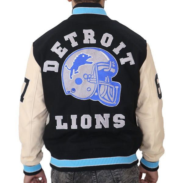 Buy Latest Detroit Lions Leather Jacket - William Jacket