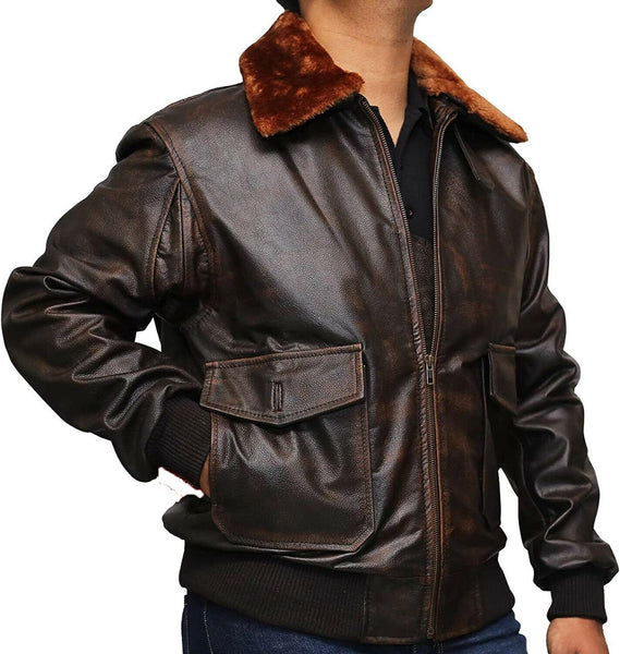 San Diego Padres Full Leather Jacket - Navy X-Large