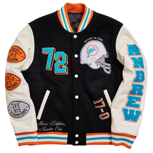 Miami Dolphins Womens Varsity Jacket Dress Long India