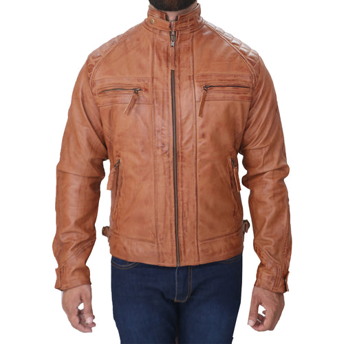 Tall And Slim Men Leather Coat To Keep Warm and Get Stylish