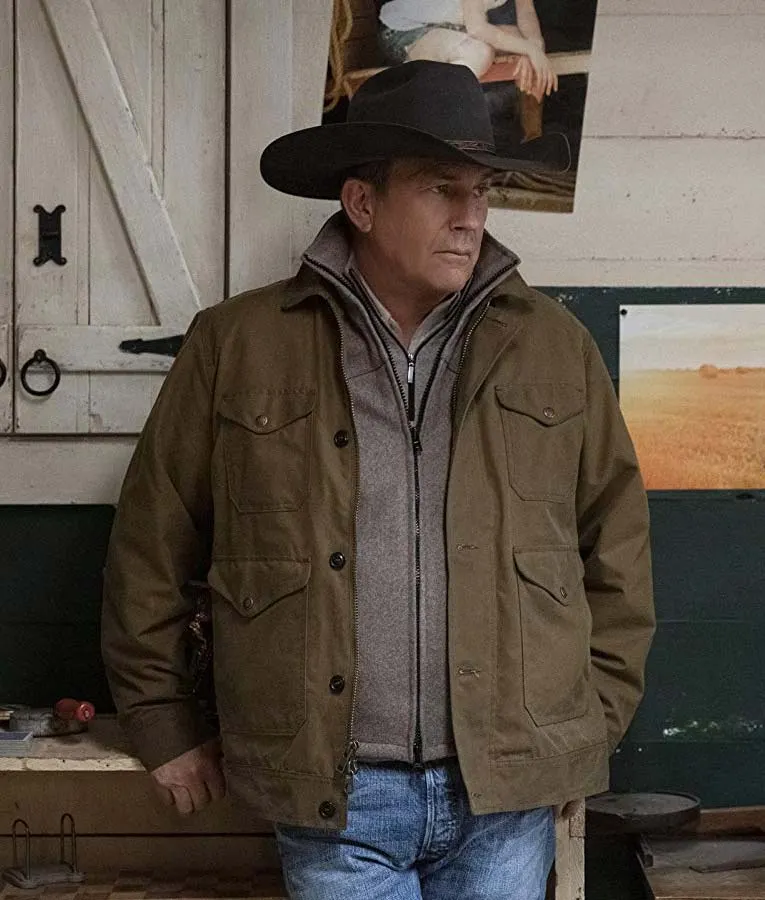 Yellowstone Season 2 John Dutton Brown Jacket - Kara Hub