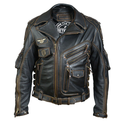 Harley Davidson Cowhide Premium Leather Jacket - Kara Hub - Kara Hub
